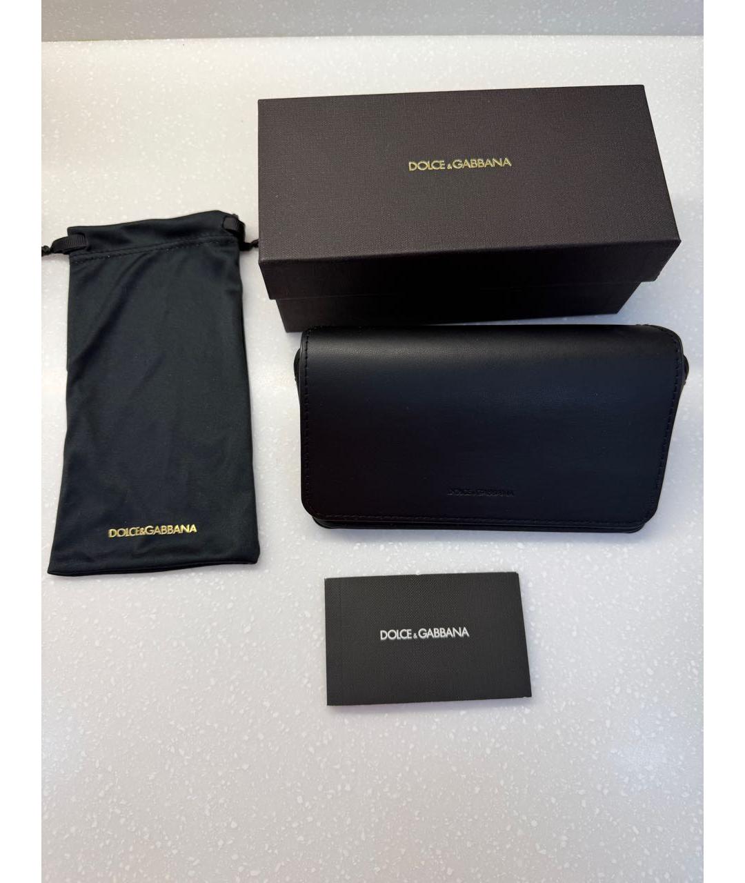 DOLCE&GABBANA Коричневые пластиковые солнцезащитные очки, фото 4