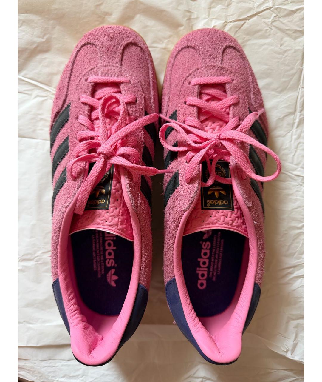 ADIDAS Розовые замшевые кеды, фото 2