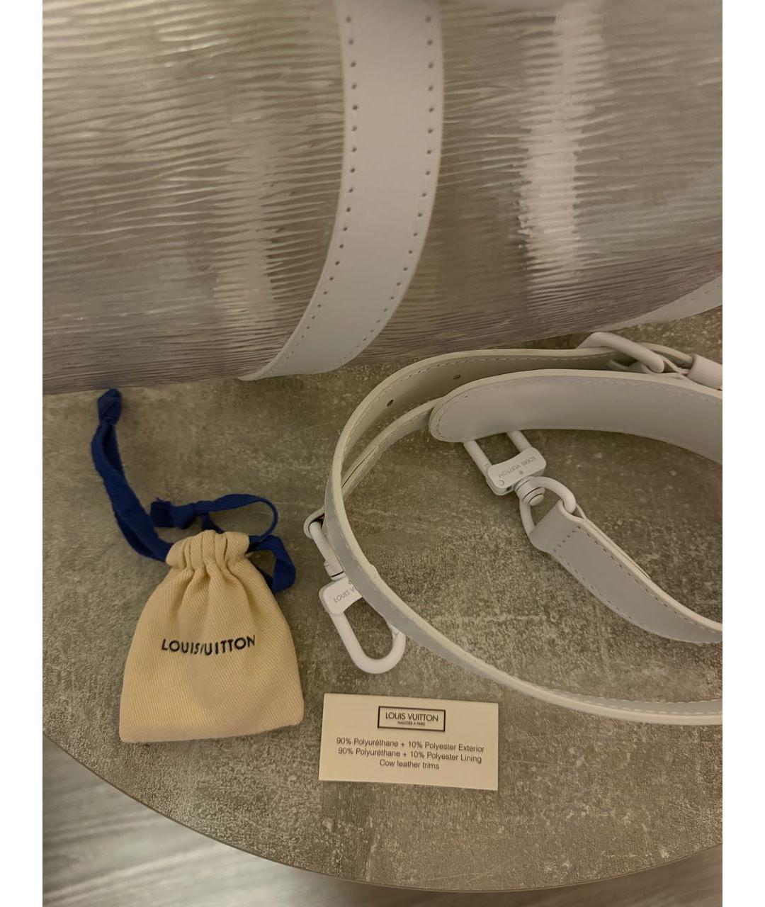 LOUIS VUITTON Белая дорожная/спортивная сумка, фото 3