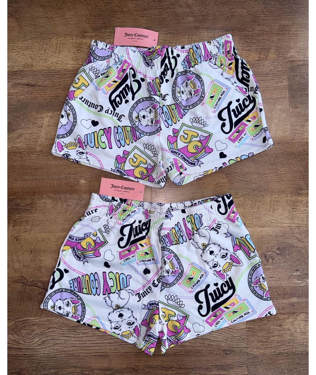 JUICY COUTURE Белые хлопковые брюки и шорты, фото 9