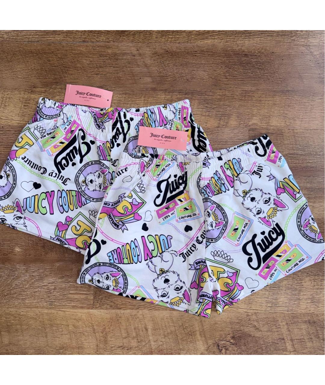 JUICY COUTURE Белые хлопковые брюки и шорты, фото 8