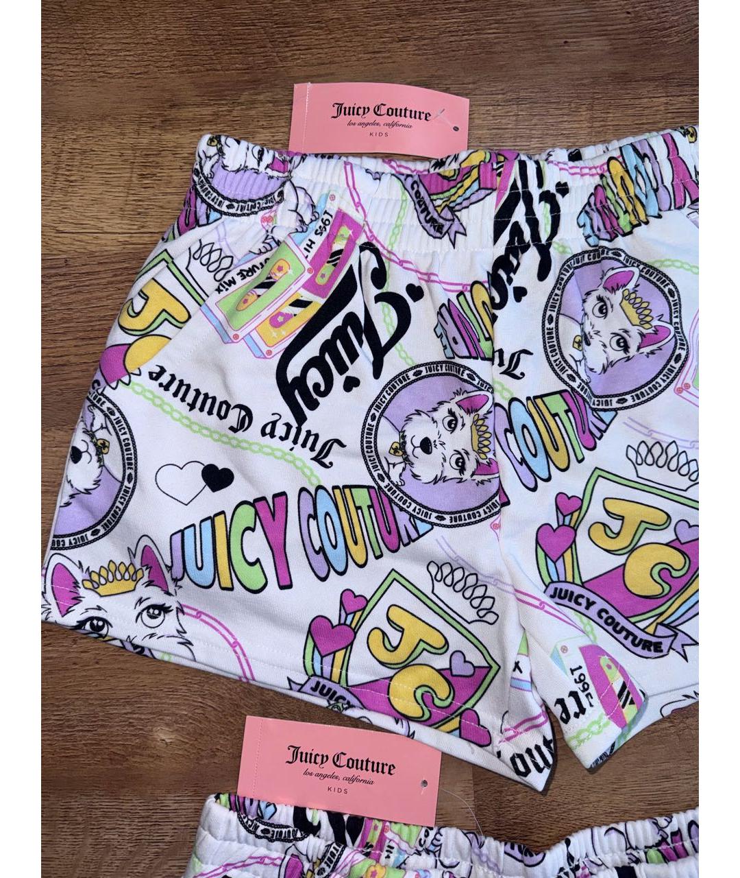 JUICY COUTURE Белые хлопковые брюки и шорты, фото 3