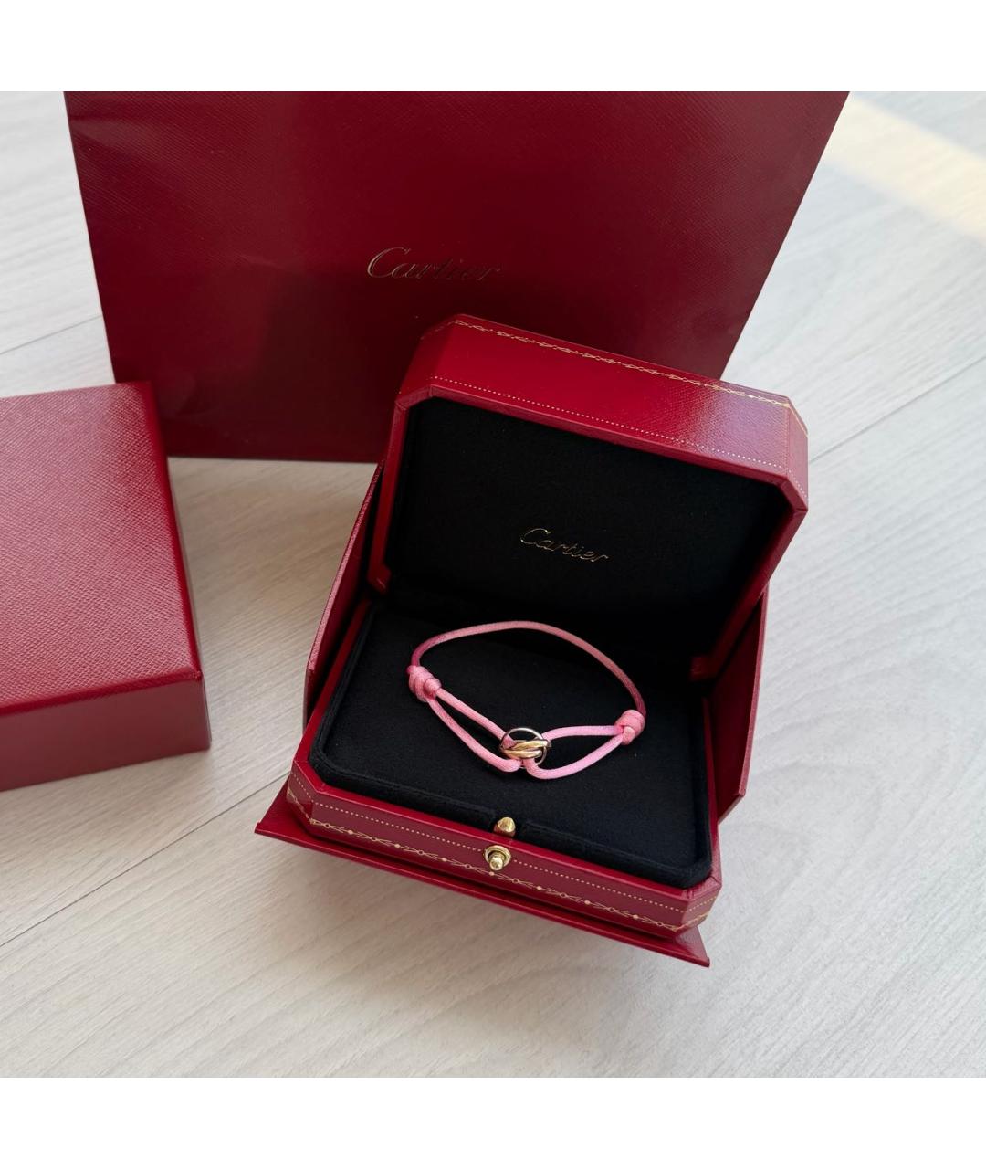 CARTIER Розовый браслет из желтого золота, фото 3