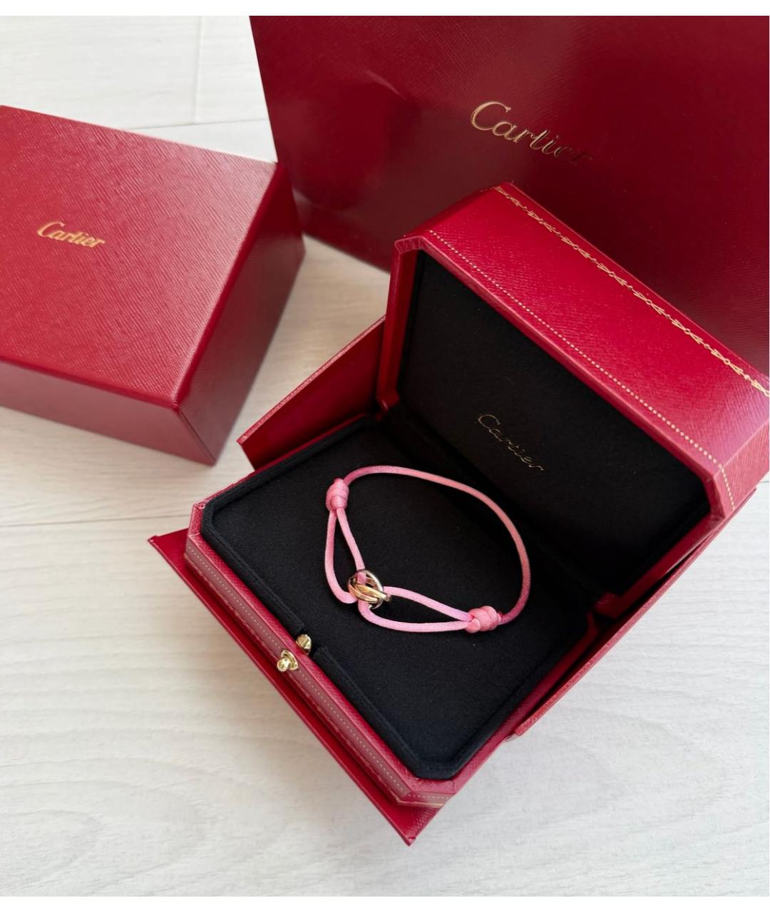 CARTIER Розовый браслет из желтого золота, фото 2