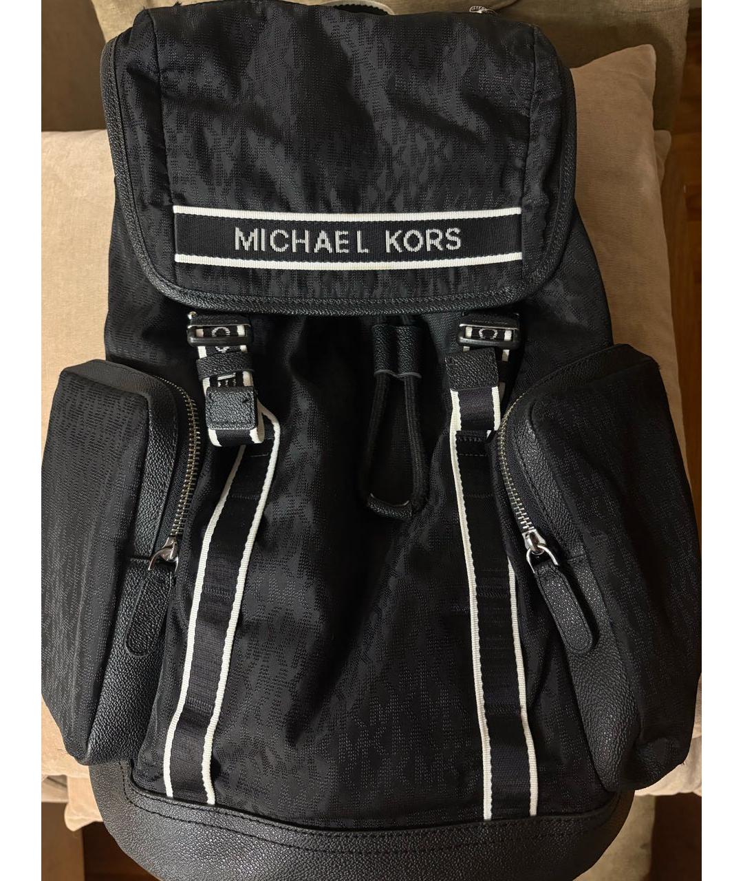MICHAEL KORS Антрацитовый рюкзак, фото 3