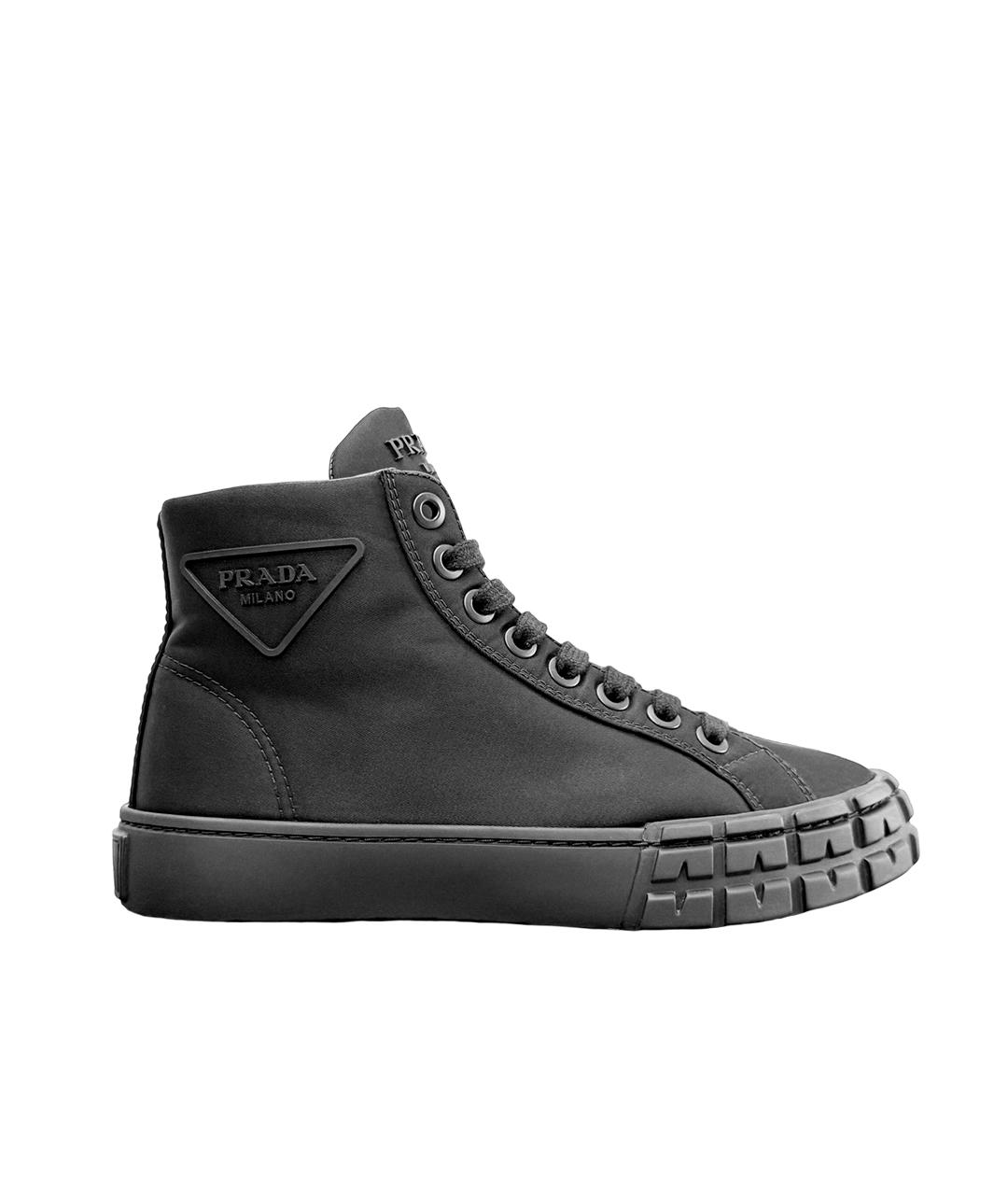 PRADA Черные кеды, фото 10