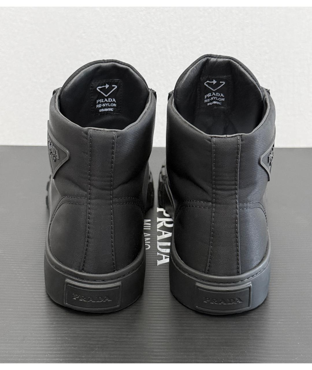 PRADA Черные кеды, фото 8