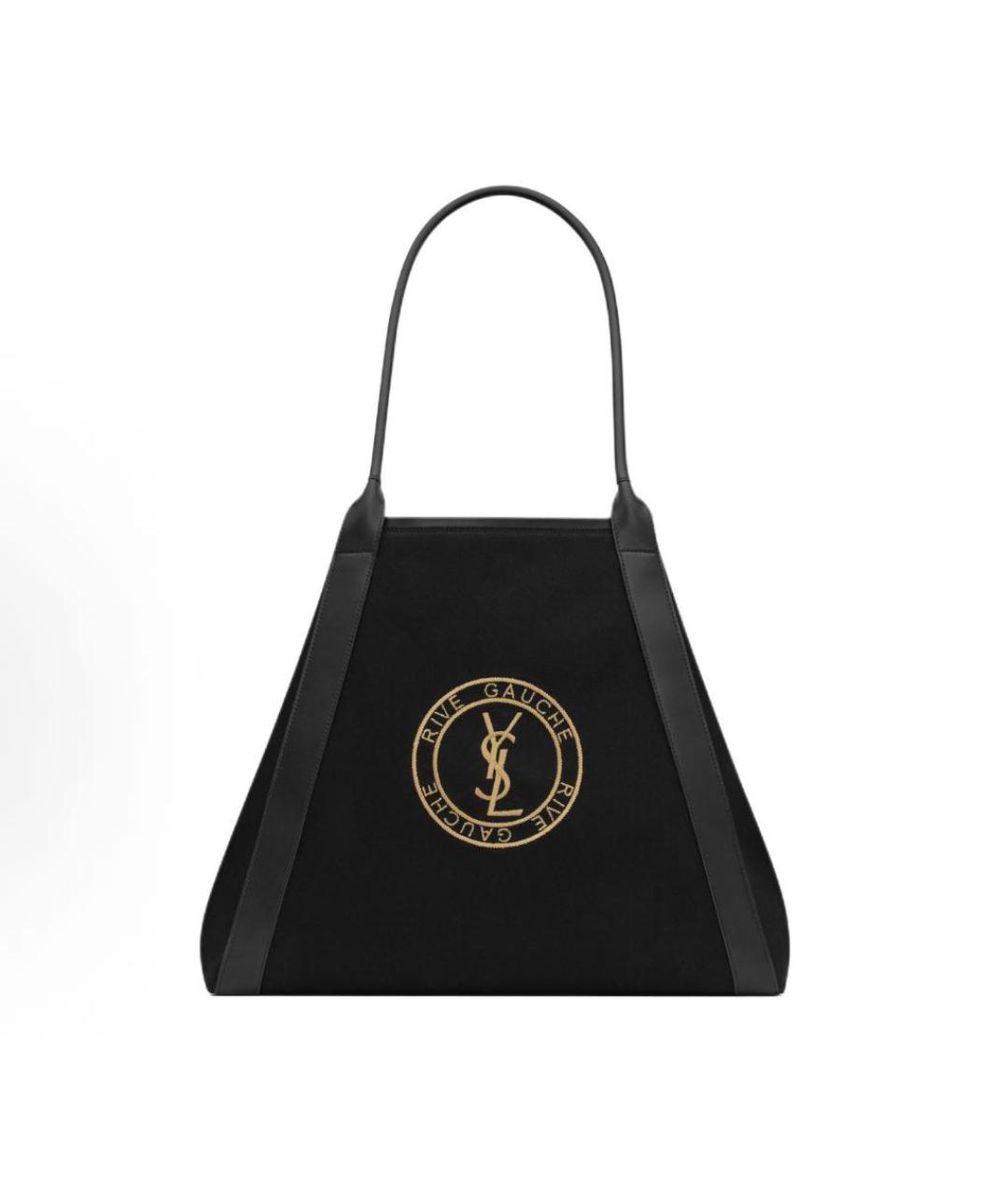 SAINT LAURENT Черная сумка тоут, фото 2