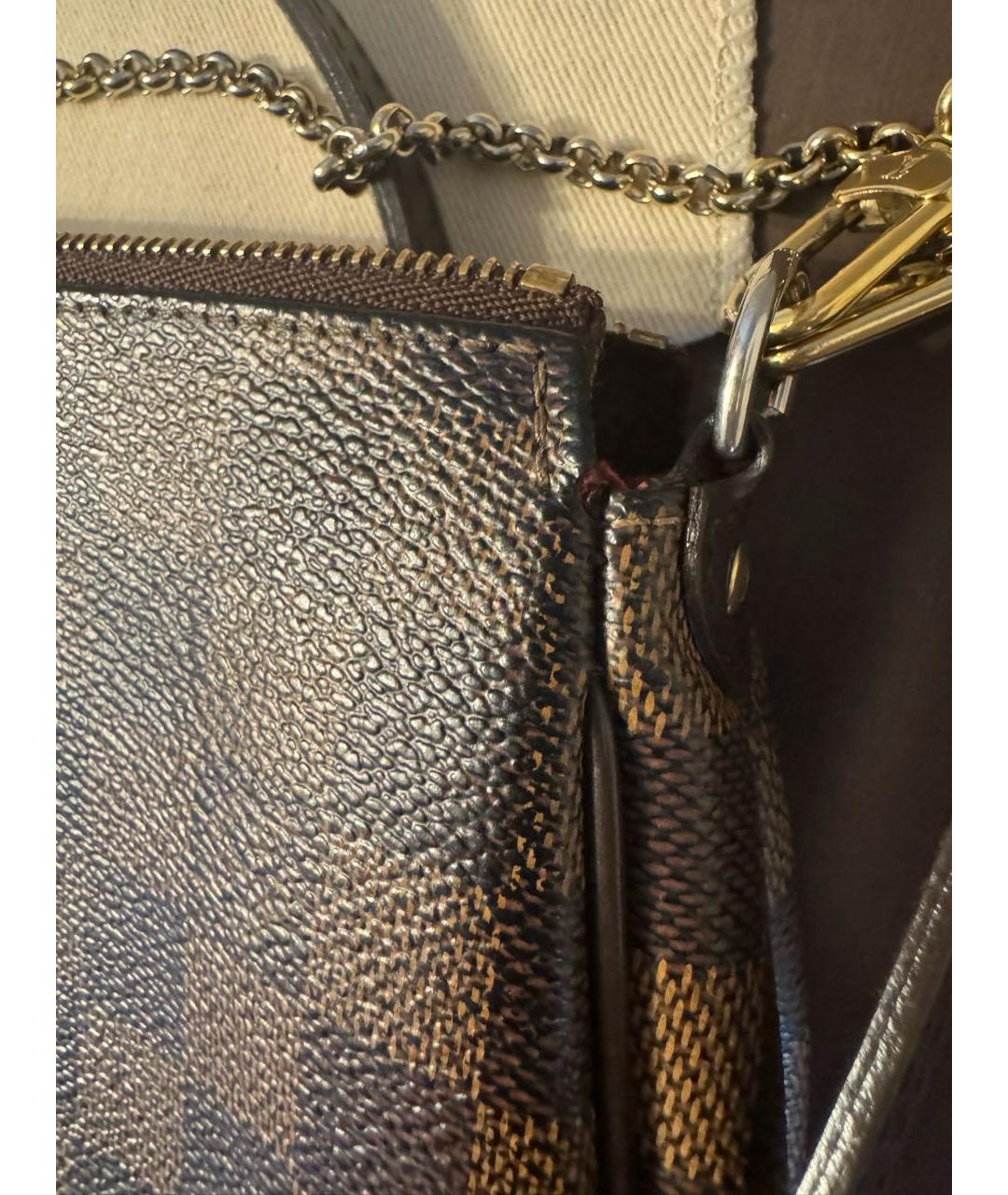 LOUIS VUITTON Коричневая сумка через плечо, фото 7