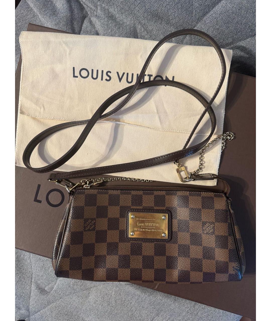 LOUIS VUITTON Коричневая сумка через плечо, фото 9