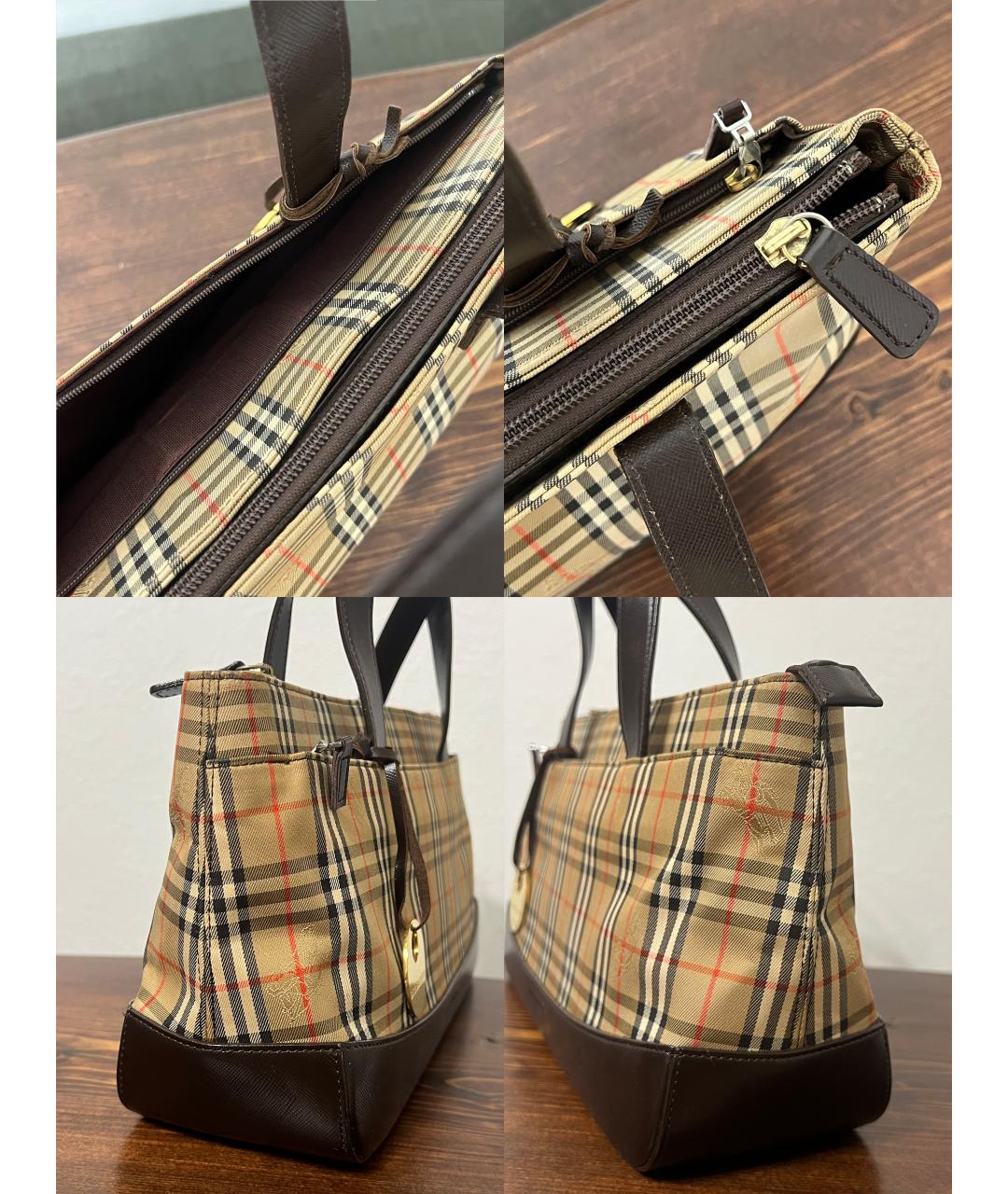 BURBERRY Бежевая сумка тоут, фото 5