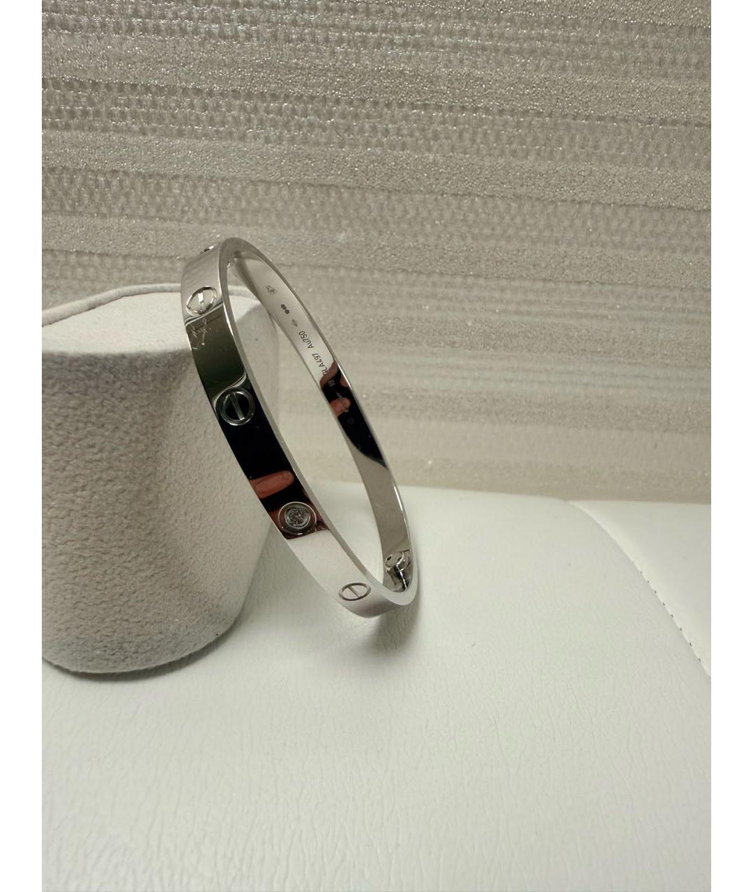 CARTIER Серебряный браслет из белого золота, фото 6