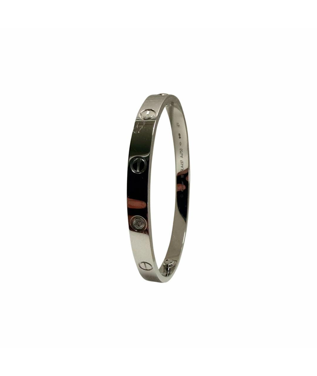 CARTIER Серебряный браслет из белого золота, фото 1