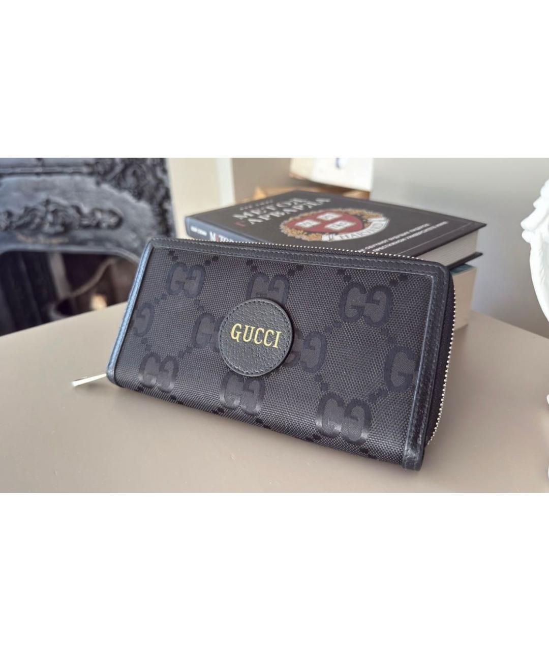 GUCCI Черный кошелек, фото 3