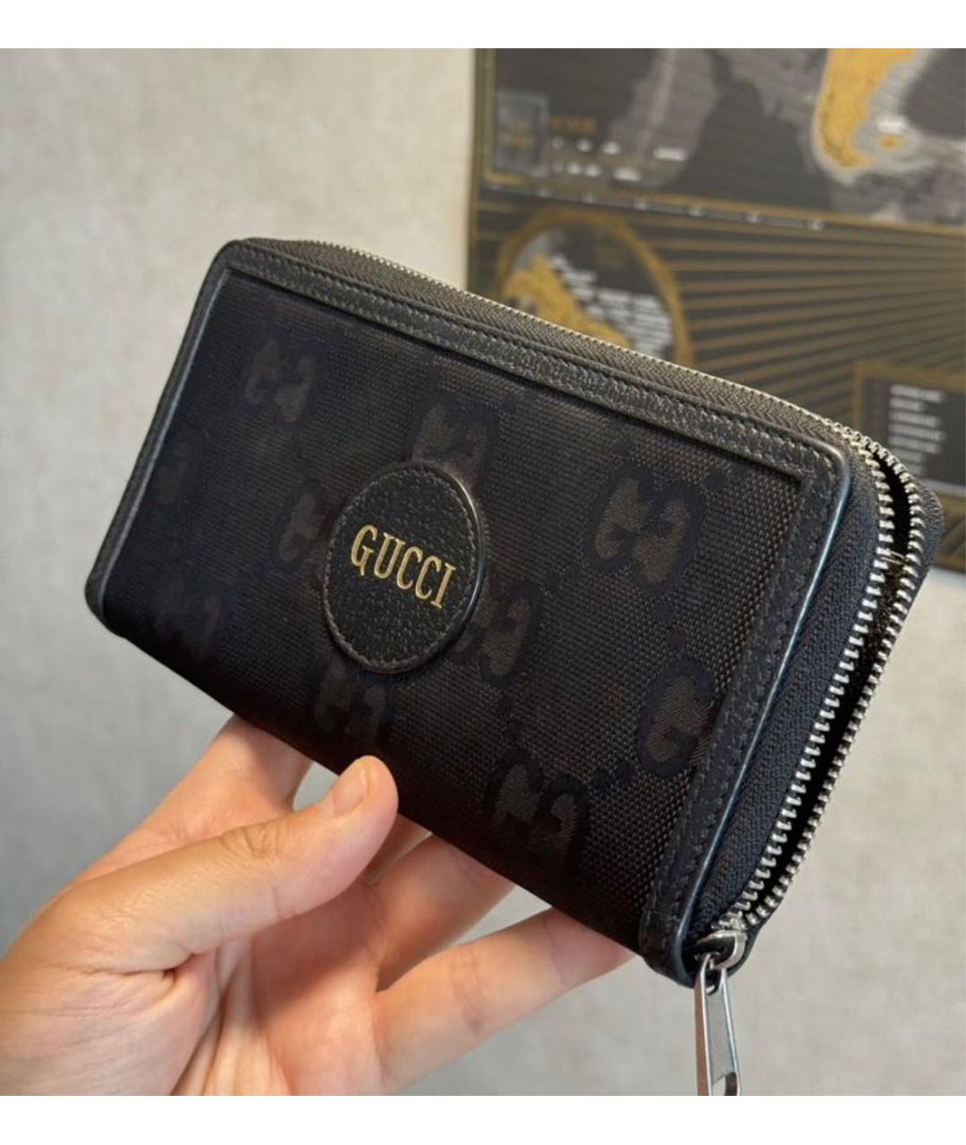 GUCCI Черный кошелек, фото 4