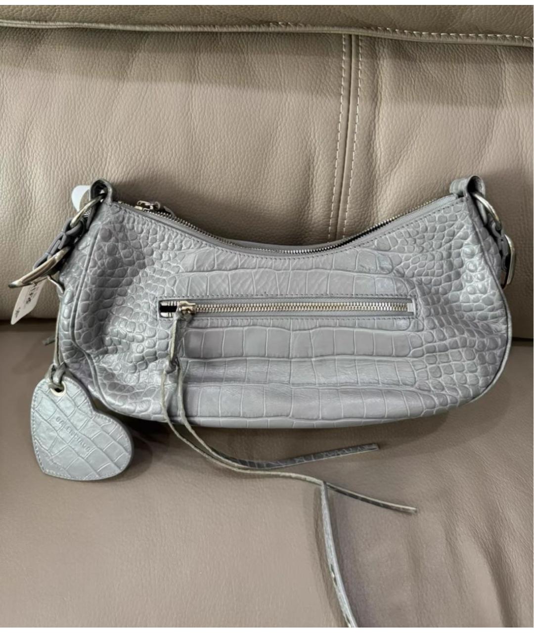 BALENCIAGA Серая сумка через плечо, фото 3