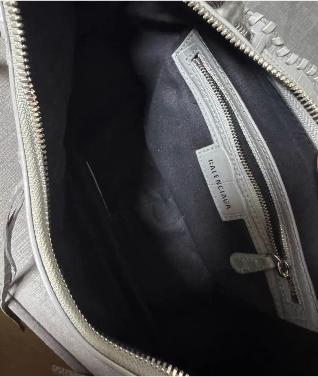 BALENCIAGA Серая сумка через плечо, фото 4