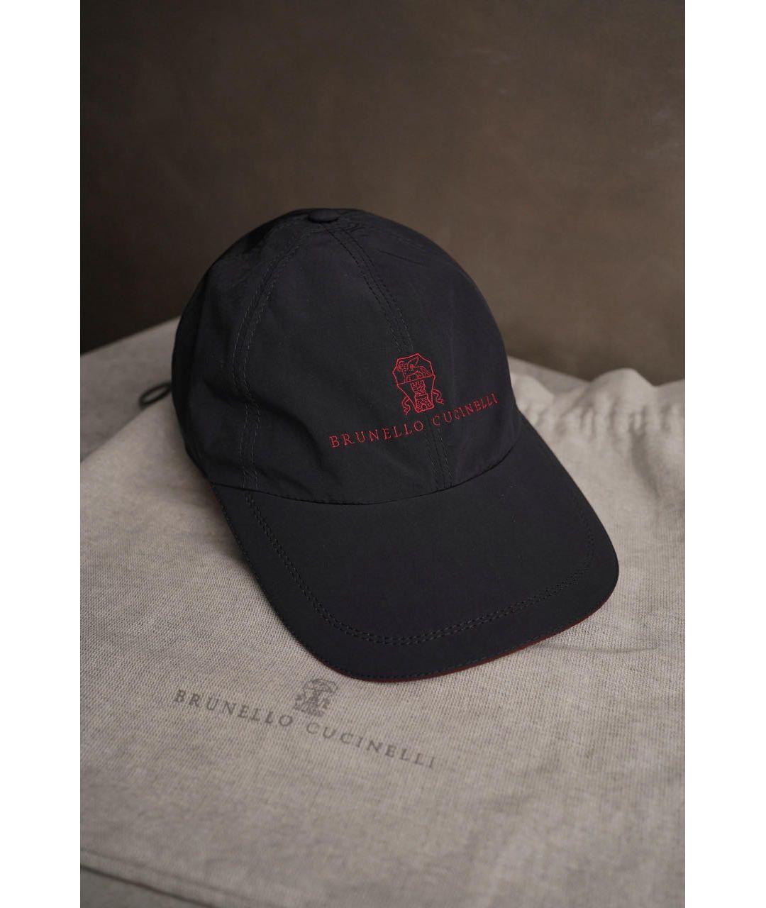 BRUNELLO CUCINELLI Темно-синяя кепка/бейсболка, фото 8
