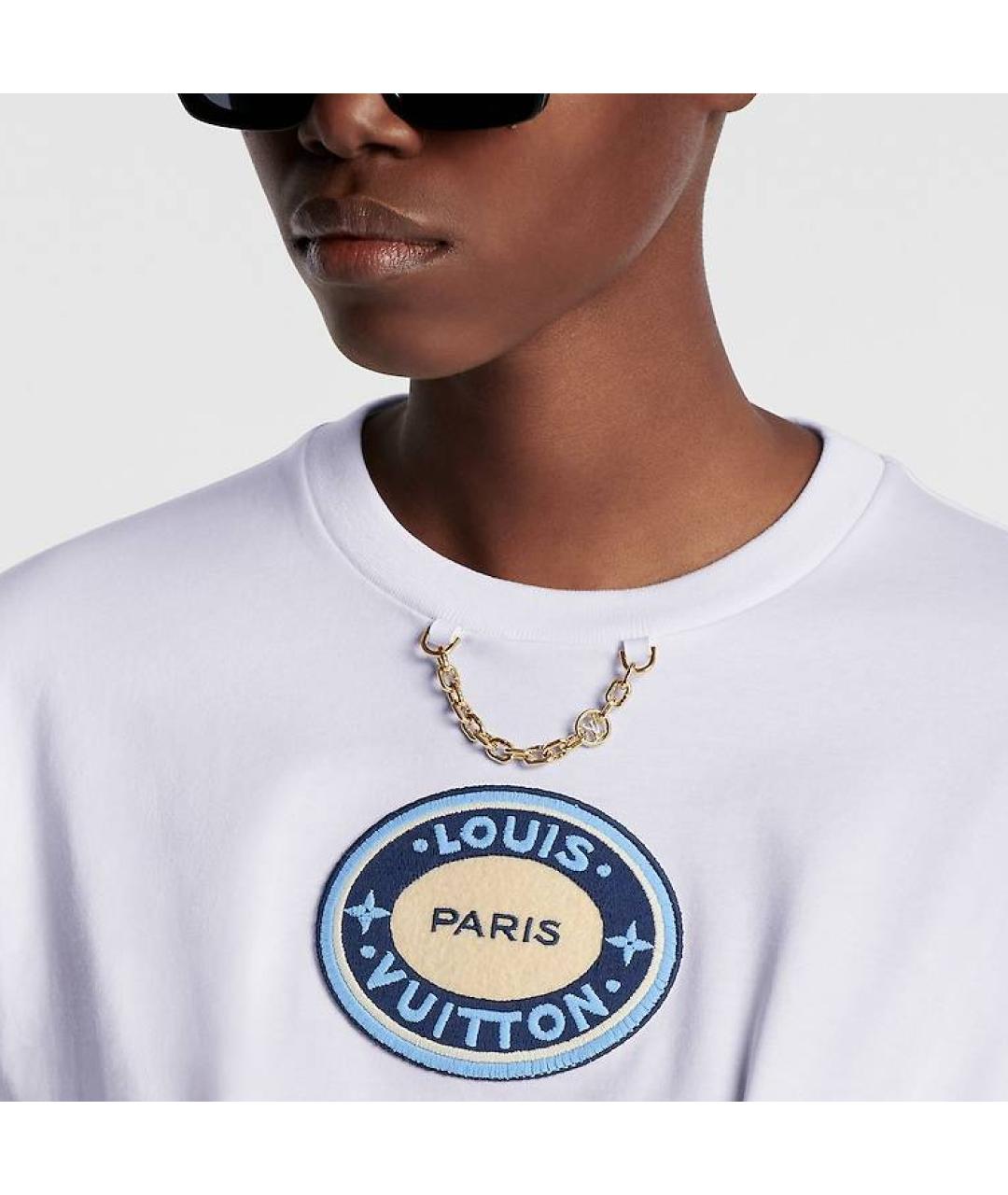 LOUIS VUITTON Белая футболка, фото 5
