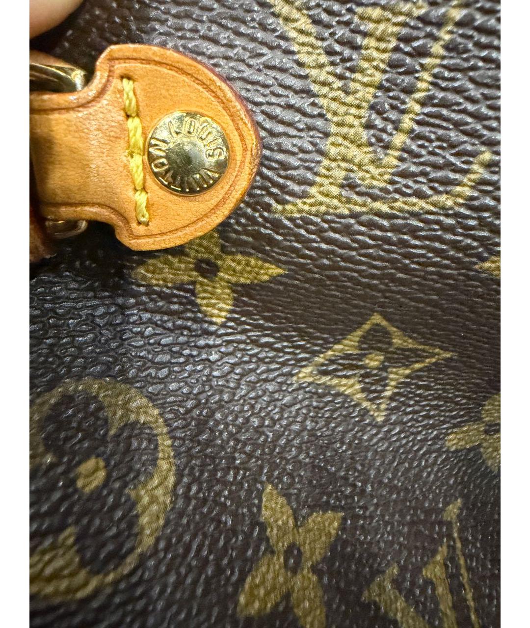 LOUIS VUITTON Коричневая сумка тоут, фото 7