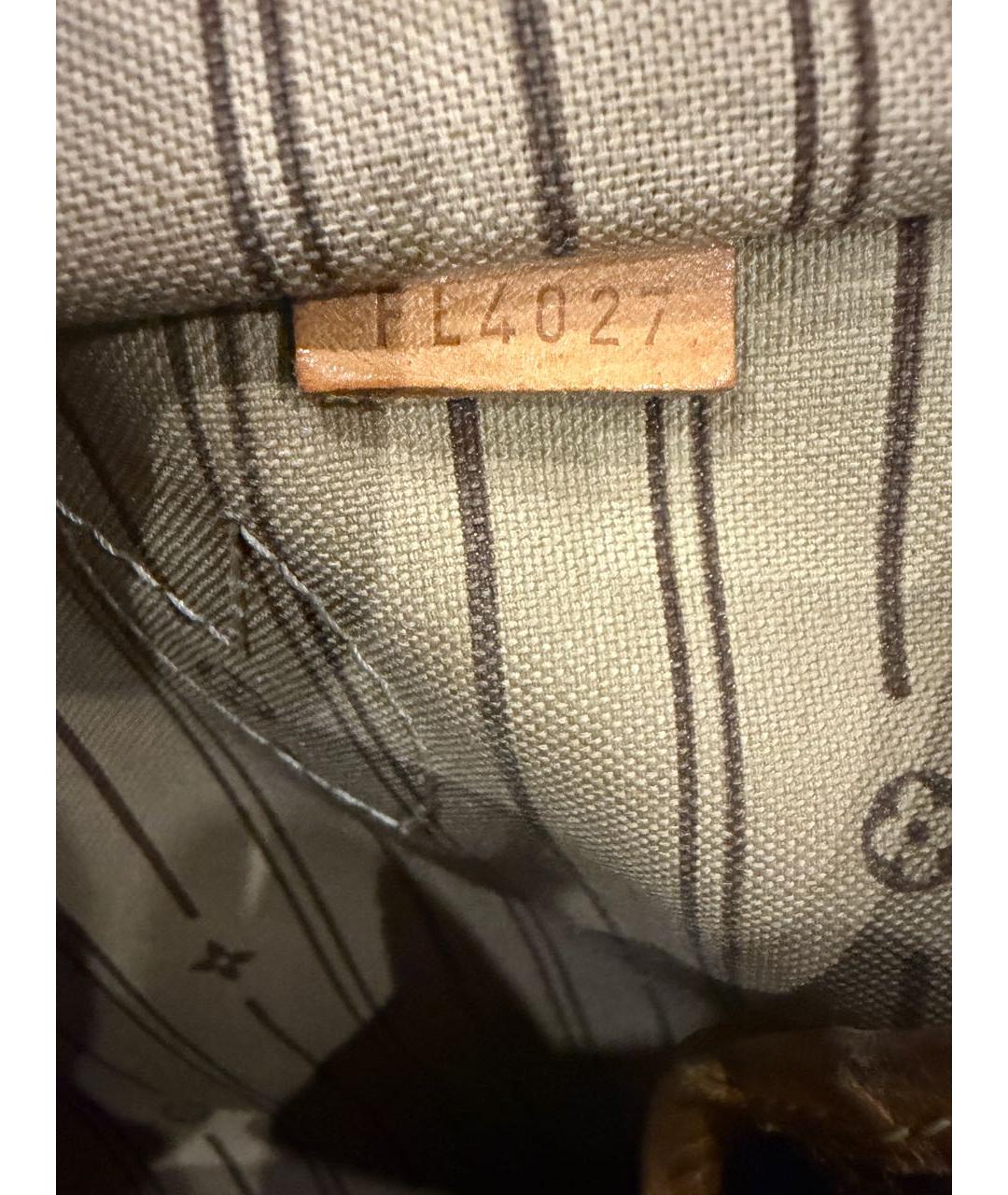 LOUIS VUITTON Коричневая сумка тоут, фото 5