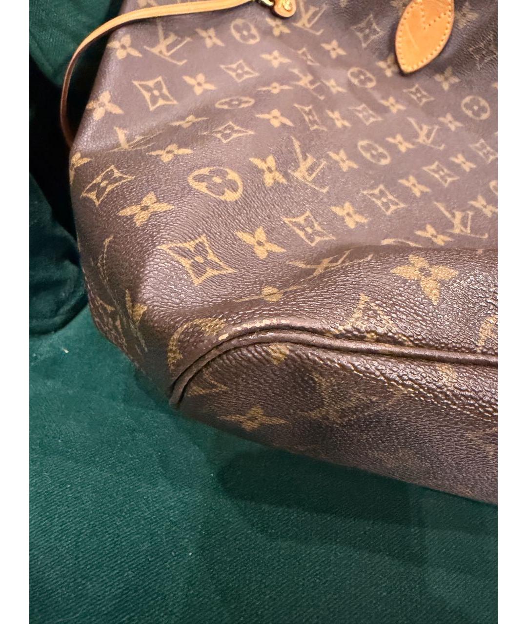 LOUIS VUITTON Коричневая сумка тоут, фото 6