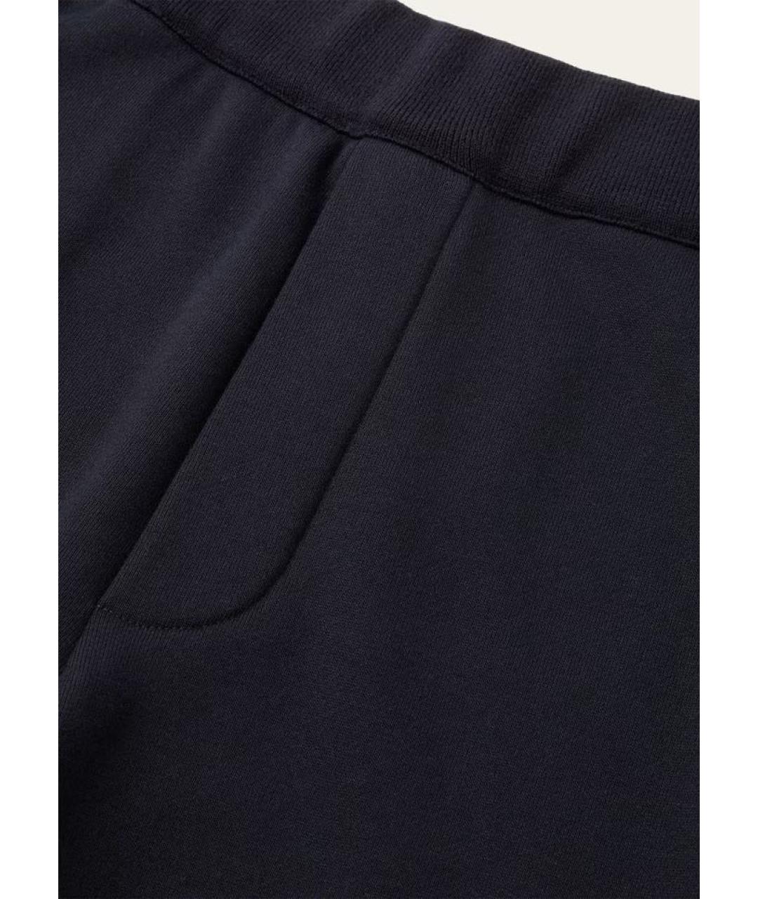 LORO PIANA Темно-синий хлопковый спортивный костюм, фото 8