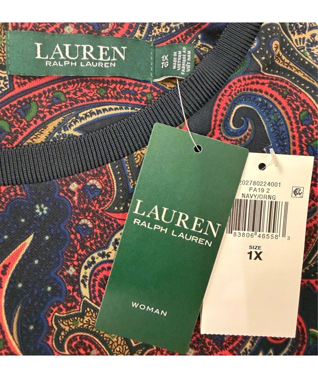RALPH LAUREN Мульти полиэстеровая блузы, фото 8