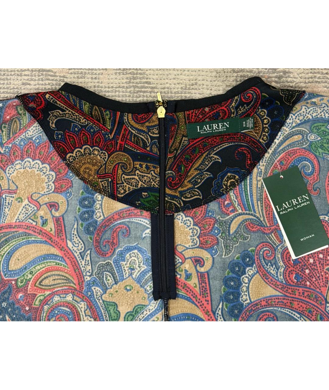 RALPH LAUREN Мульти полиэстеровая блузы, фото 3