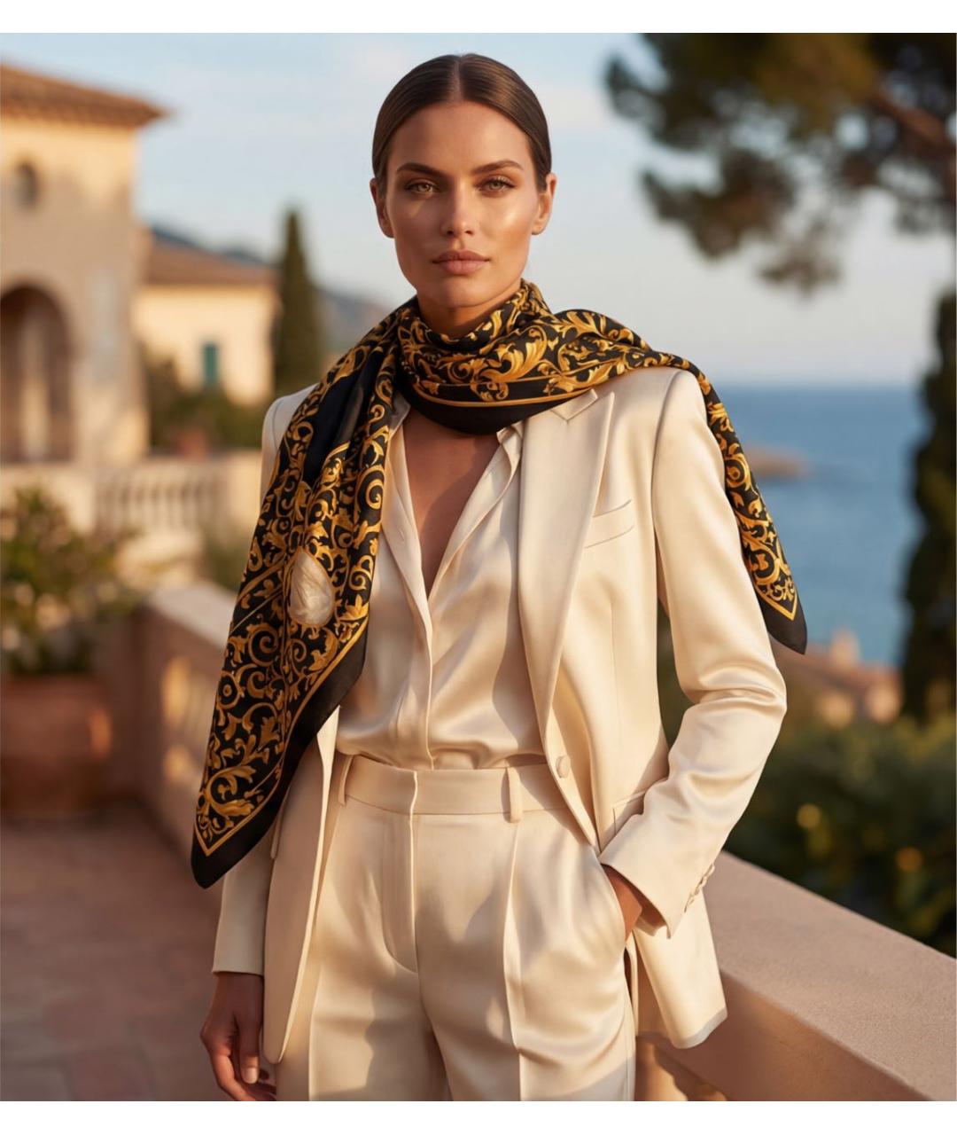 NINA RICCI Мульти шелковый платок, фото 5