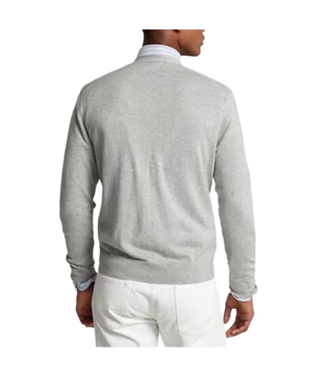 POLO RALPH LAUREN Серый кардиган, фото 3