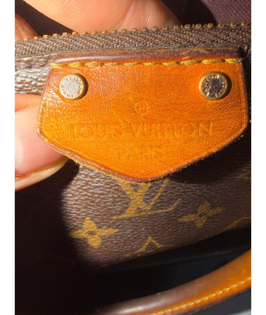LOUIS VUITTON Коричневая сумка через плечо, фото 7