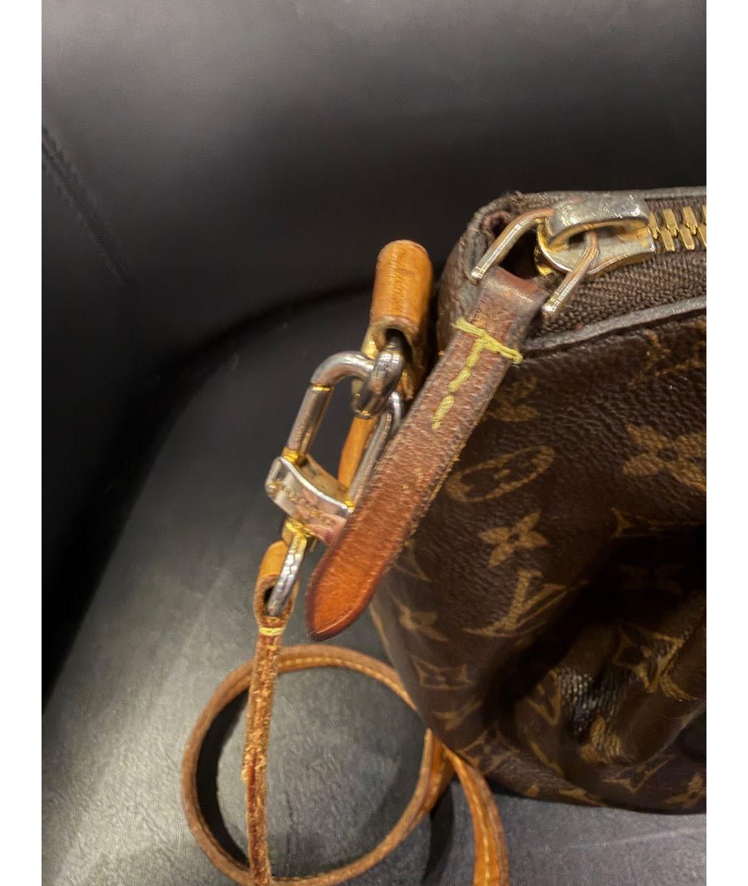 LOUIS VUITTON Коричневая сумка через плечо, фото 6