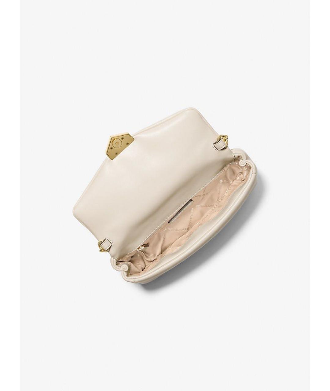 MICHAEL KORS Бежевая сумка с короткими ручками из искусственной кожи, фото 2
