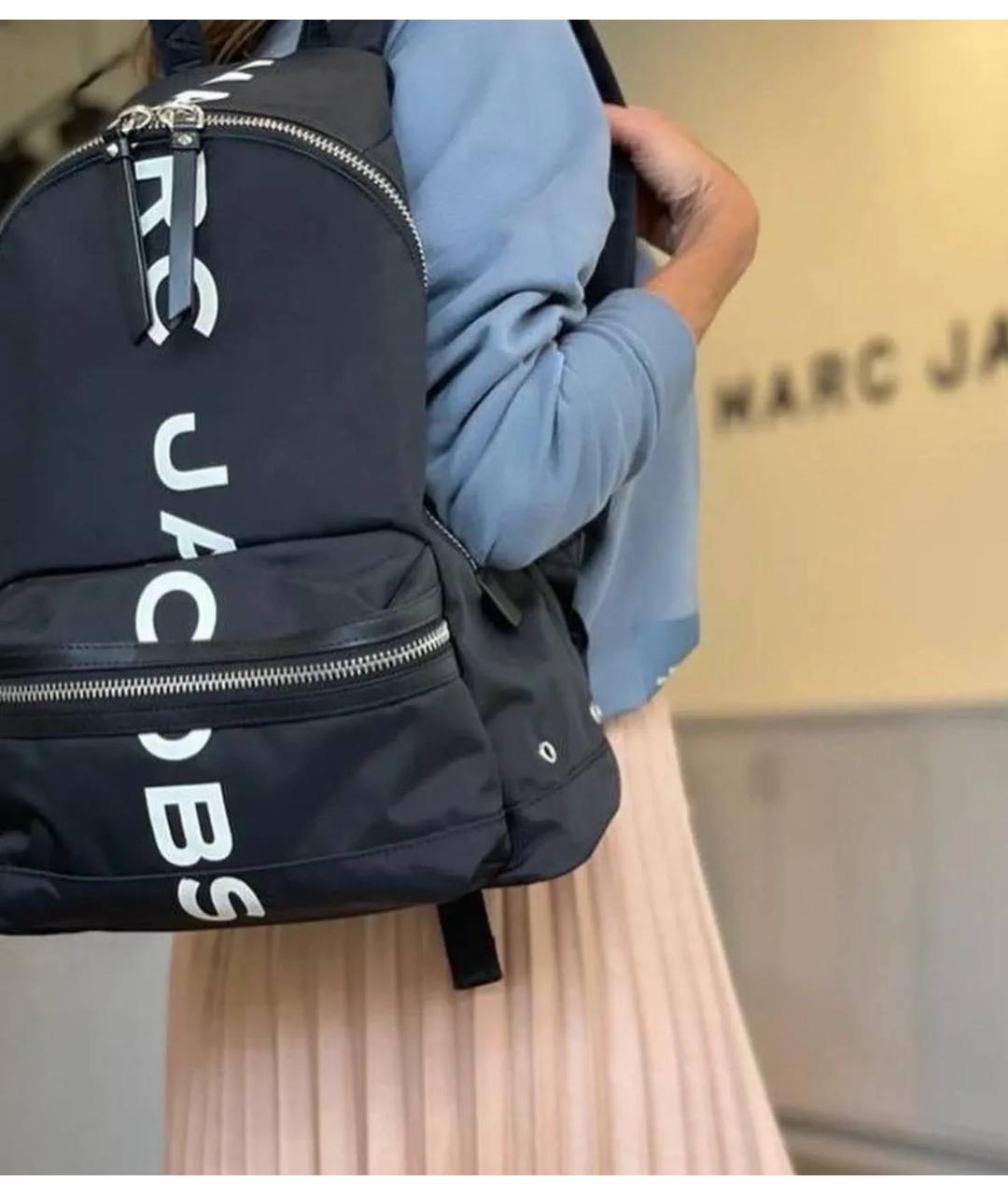MARC JACOBS Черный тканевый рюкзак, фото 4