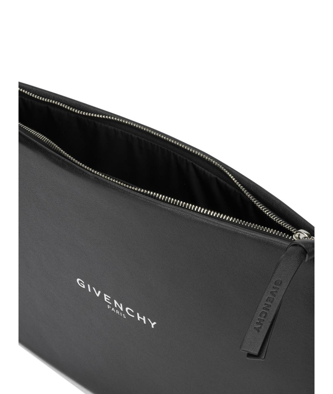GIVENCHY Черная кожаная папка для документов, фото 5