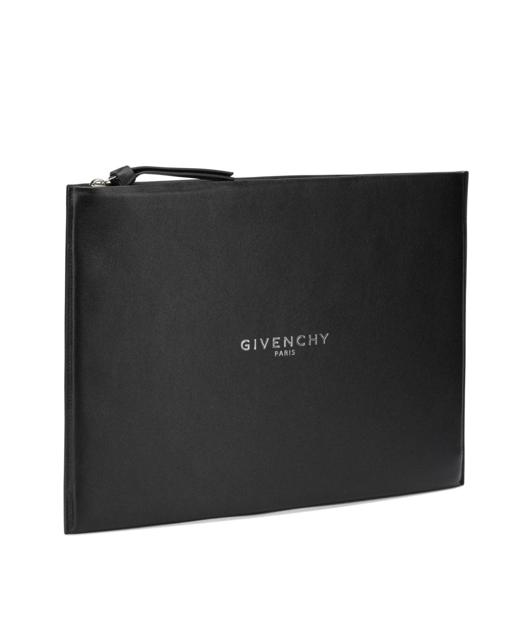 GIVENCHY Черная кожаная папка для документов, фото 2