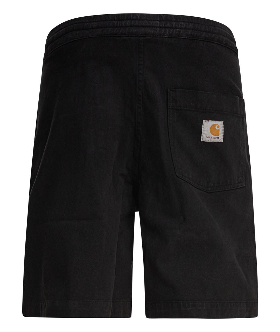 CARHARTT WIP Черные хлопковые шорты, фото 2