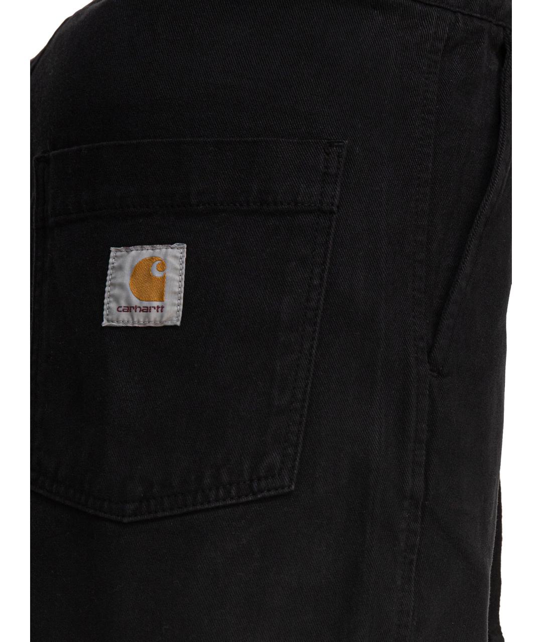 CARHARTT WIP Черные хлопковые шорты, фото 4