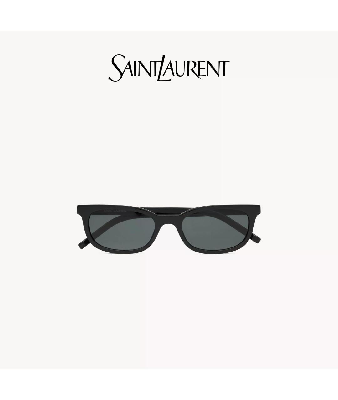 SAINT LAURENT Черные солнцезащитные очки, фото 4