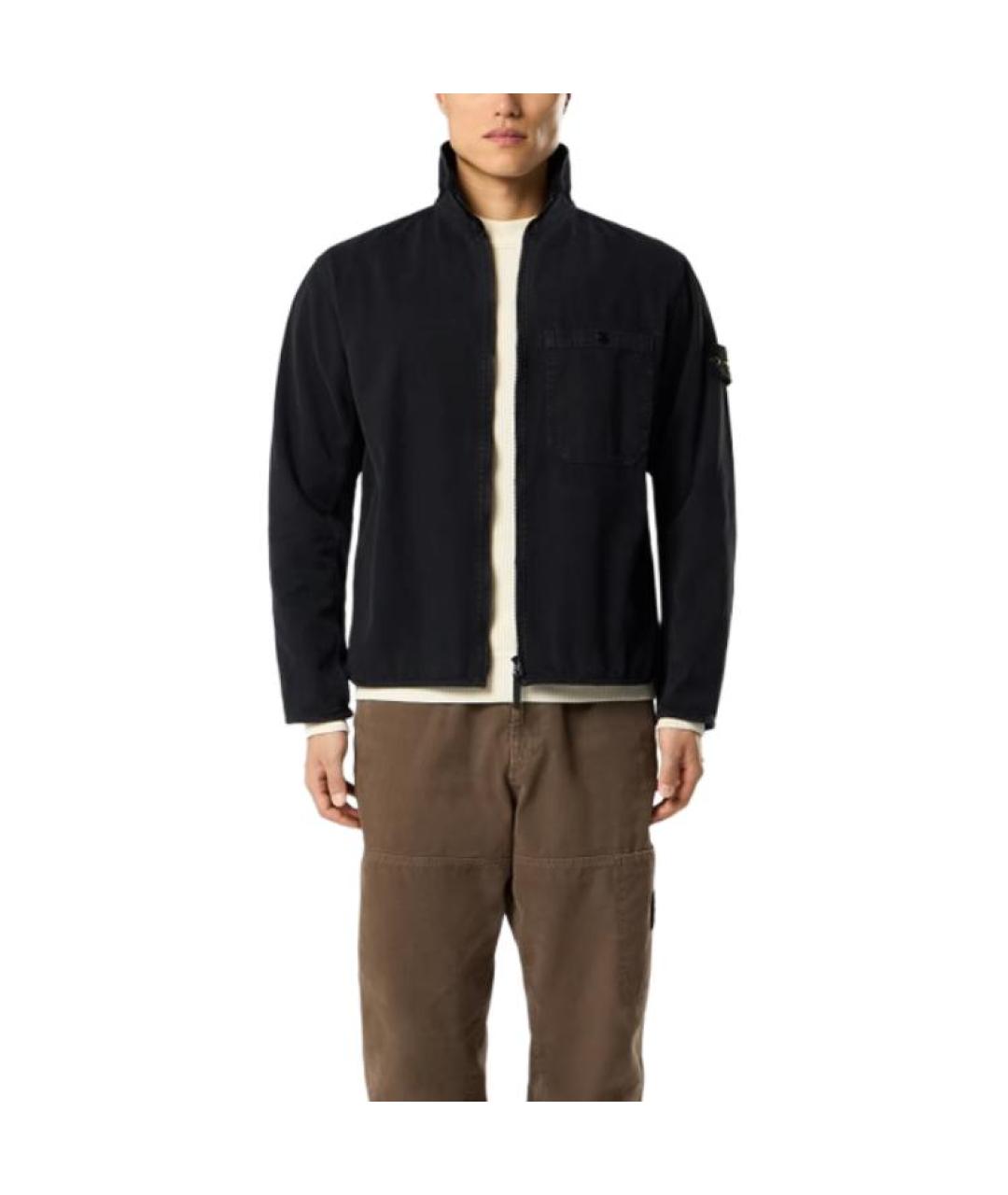 STONE ISLAND Черная рубашка, фото 3
