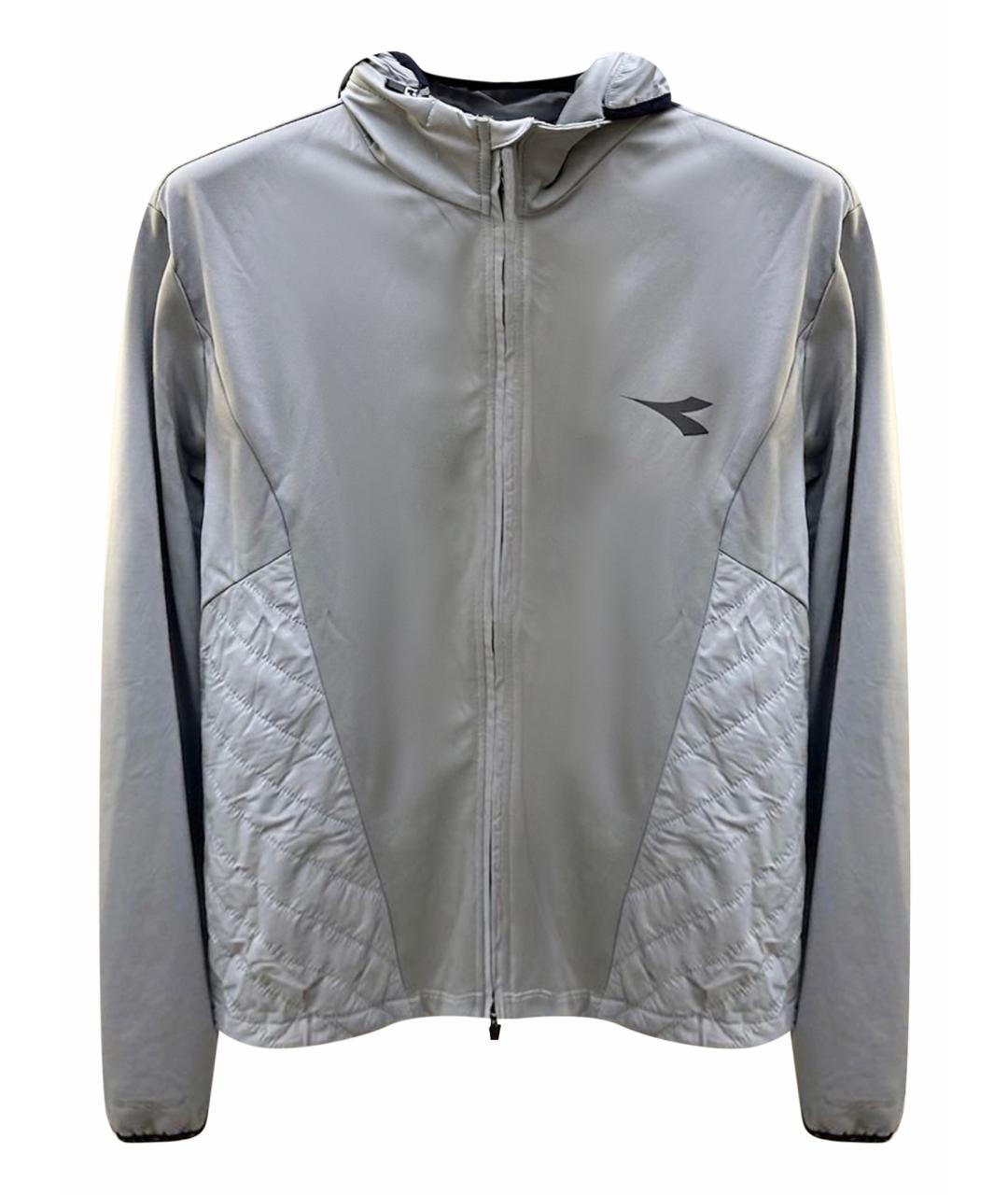 DIADORA HERITAGE Серая полиэстеровая спортивная куртка, фото 1