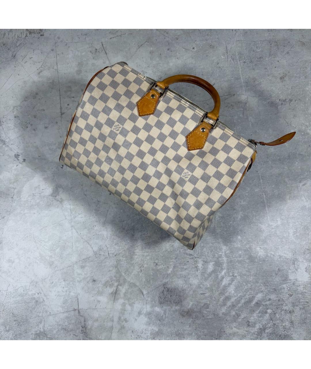 LOUIS VUITTON Бежевая сумка с короткими ручками, фото 5