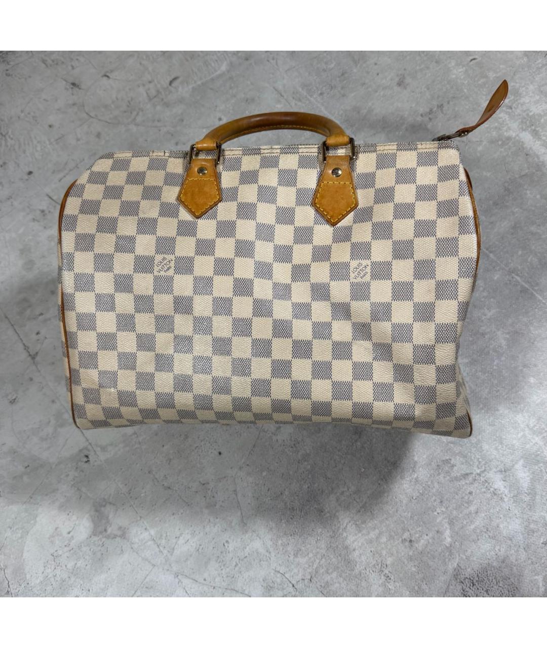 LOUIS VUITTON Бежевая сумка с короткими ручками, фото 9