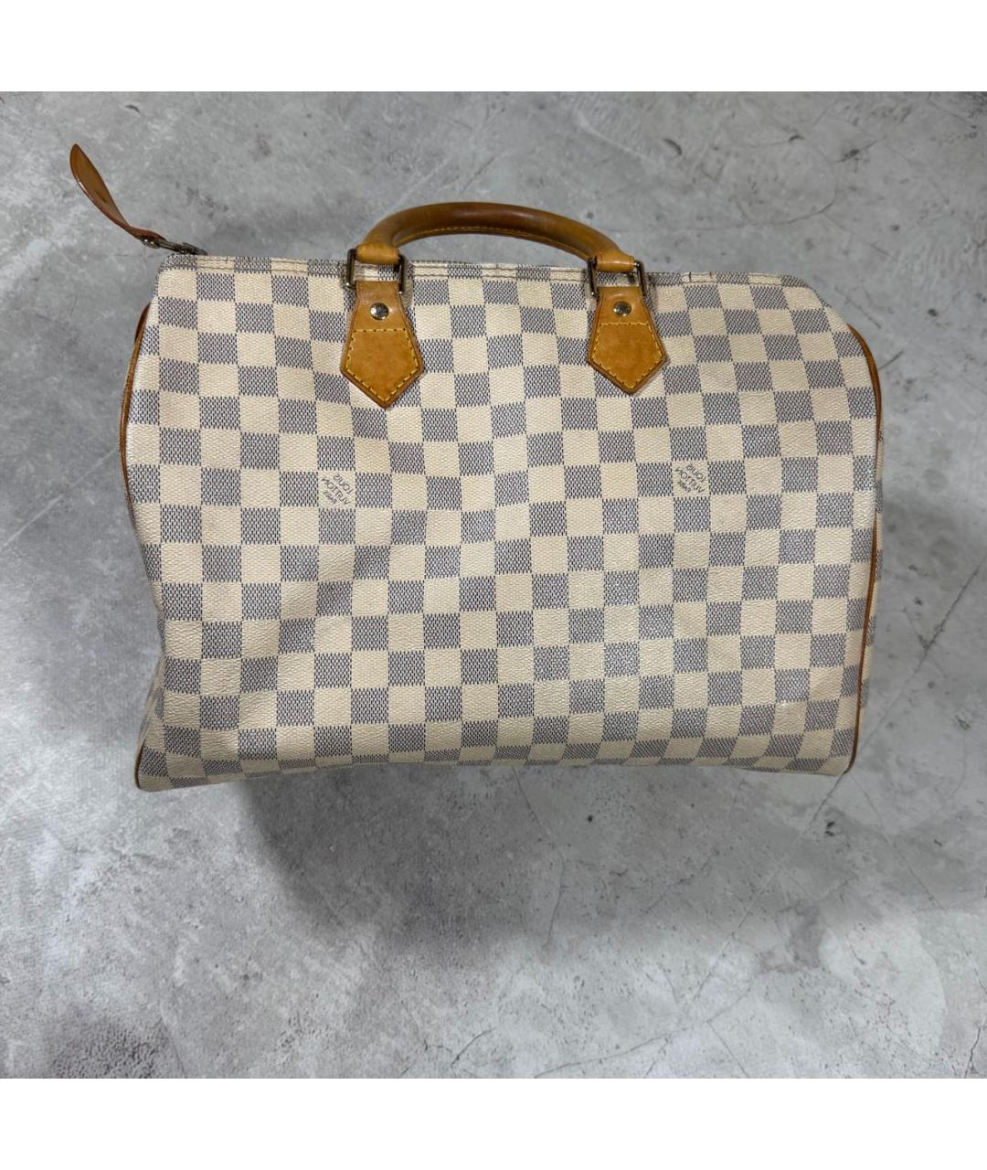 LOUIS VUITTON Бежевая сумка с короткими ручками, фото 3