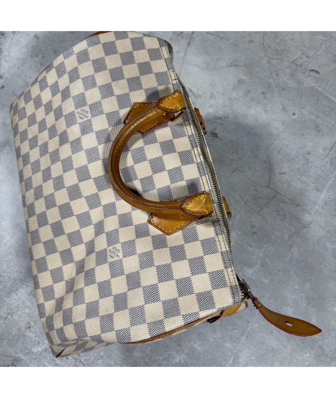 LOUIS VUITTON Бежевая сумка с короткими ручками, фото 6
