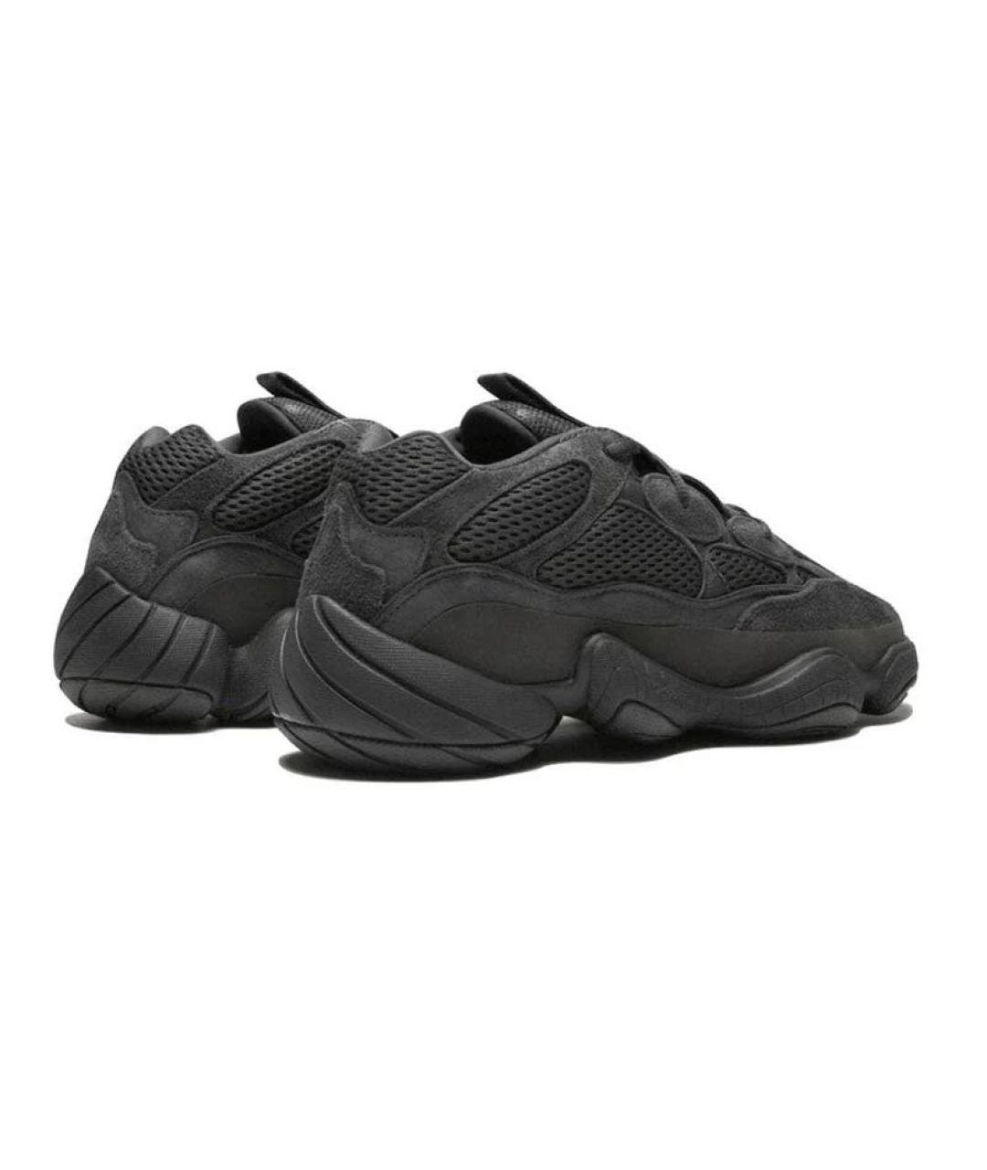 ADIDAS YEEZY Черные текстильные низкие кроссовки / кеды, фото 3