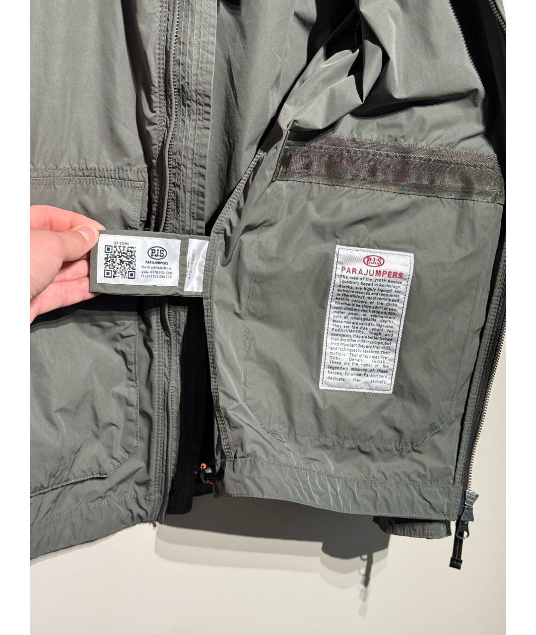 PARAJUMPERS Хаки полиэстеровая куртка, фото 3