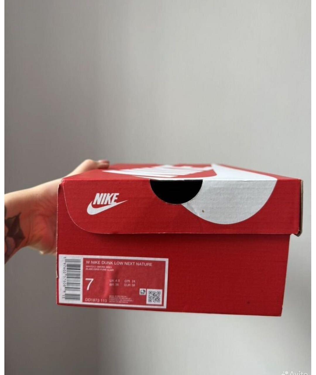 NIKE Мульти кожаные кроссовки, фото 3
