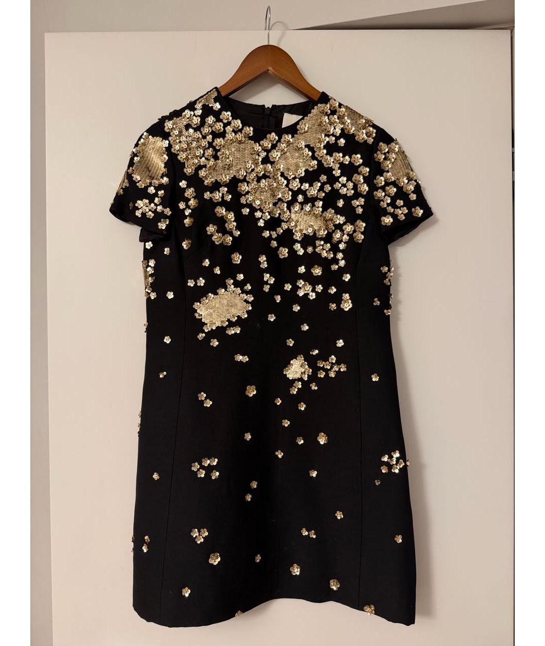 VALENTINO Черное шерстяное коктейльное платье, фото 7